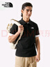 The North Face北面短袖Polo男女戶(hù)外舒適透氣短袖8AV3 宇宙黑/JK3 L 曬單實(shí)拍圖