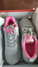 特步女鞋運動(dòng)鞋女網(wǎng)面學(xué)生防滑戶(hù)外旅游鞋休閑軟底跑步鞋 灰紅（網(wǎng)面5027） 38 曬單實(shí)拍圖