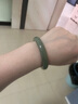 印象眸和田玉手鐲女款玉鐲子淺青玉晴水綠手鐲 手鐲 內(nèi)徑約59-60（尺寸詳詢客服） 曬單實(shí)拍圖