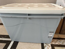SPACEXPERT 衣物收納箱車載塑料整理箱帶輪外體積210L 80*58*46cm 灰色1個裝 曬單實拍圖