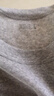 宜而爽【100%全棉 5A抑菌】T恤男士打底短袖汗衫羅紋純棉內(nèi)衣大碼老頭衫 曬單實拍圖