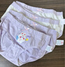 貓人【桑蠶絲內(nèi)襠】4條兒童內(nèi)褲女童內(nèi)褲青少年中大童寶寶三角短褲頭 曬單實拍圖