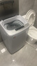 小鴨牌【官方店】全自動洗衣機小型宿舍迷你母嬰兒童小孩寶寶專屬家用出租房預(yù)約洗脫一體洗衣機小型迷你 8.0kg全自動【強力電機+全國聯(lián)?！客该骱?全自動洗脫一體 曬單實拍圖