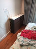 自由猴中古風(fēng)斗柜臥室抽屜柜20小靠墻收納柜25床尾超薄30cm極窄款35巖板 120*25cm ENF級 胡桃色+黑木紋色 曬單實(shí)拍圖