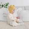 迪士尼（Disney）嬰兒衣服春秋冬新款連體衣棉保暖六個(gè)月寶寶秋裝女寶夾棉睡衣秋 草莓公主 73cm 曬單實(shí)拍圖