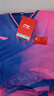 李寧（LI-NING）乒乓球服裝男款女款國家隊同款短袖運動比賽服037-4 夢幻藍(lán)XL 曬單實拍圖