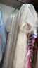 ELLE KIDS法式重工花朵珠片泡泡袖夏季新款女童生日party公主連衣裙 曬單實拍圖