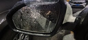 新款加寬加大通用型帶導(dǎo)風(fēng)口汽車后視鏡雨眉反光倒車鏡雨眉雨擋通 透明導(dǎo)流防雨眉【1對裝】 曬單實拍圖