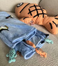 野獸派家居（tbh）Pingu合作系列二合一法蘭絨毯抱枕客廳沙發(fā)抱枕毯子 禮物 Pingu二合一法蘭絨毯抱枕 摸魚中 曬單實拍圖