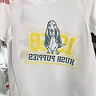 暇步士（Hush Puppies）童裝兒童套裝夏季女童速干戶外短袖T恤男童運動短褲 本白 170  曬單實拍圖