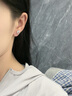 中國(guó)黃金China Gold一周耳釘套裝銀耳釘女銀飾品生日禮物女送女友媽媽老婆結(jié)婚紀(jì)念日 一周耳釘套裝+足銀鉆石項(xiàng)鏈 曬單實(shí)拍圖