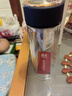 富光雙層玻璃杯水杯男女車(chē)載家用高硼硅玻璃杯泡茶杯帶茶隔玻璃杯子 黑色 400ml 雙層玻璃直杯 曬單實(shí)拍圖