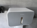 ecoco意可可衛(wèi)生間抽紙盒紙巾盒廁所紙盒衛(wèi)生紙置物架廁紙盒免打孔防水紙巾架 星空灰【單層-升級掛紙桿】 曬單實拍圖