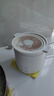 日本迷你電飯煲1到2人一人電飯鍋小型1.2L家用電飯煲電飯鍋 陶白色（帶蒸籠） 1.2L 曬單實(shí)拍圖