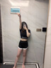 三分鯊魚褲女夏季薄款可外穿運動無尷尬提臀打底褲撞色拼接安全褲 黑色 M 【適合70-110斤】 曬單實拍圖
