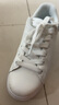 奧古獅登（Agsdon）小白鞋女百搭運動休閑鞋女學生增高厚底鞋板鞋 10216 白黑色 35 曬單實拍圖