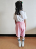 巴布豆女童短褲2025夏季新款兒童網(wǎng)眼透氣運動(dòng)褲子中大童寬松不悶夏裝 灰 小花櫻桃X_K5+粉 草莓小麗X 110 曬單實(shí)拍圖