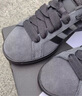 adidas「面包鞋」GRAND COURT BASE 00s休閑低幫板鞋男女阿迪達斯 灰色/黑色/醬紫   38 曬單實拍圖