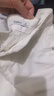 百圖betu女裝2025夏季新款牛仔褲遮肉顯瘦八分大白褲褲子女2504T82 白色 M 曬單實拍圖