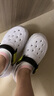 斯凱奇（Skechers）洞洞鞋女士河馬泡泡鞋夏季外穿透氣包頭百搭涼拖鞋沙灘鞋111419 曬單實(shí)拍圖