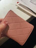 美杜卡包山茶花女小巧簡(jiǎn)約搭扣零錢(qián)包多功能駕駛證名片夾信用卡套七夕 山茶花卡包【粉色-11卡位】 曬單實(shí)拍圖