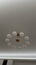 雷士（NVC）簡約奶油原木法式泡芙燈罩客廳智能舒適光100W吊燈WHDD100F/G-05 曬單實(shí)拍圖