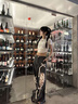DALEY MODE黑色綁帶破洞牛仔褲女夏季設(shè)計(jì)感高腰直筒寬松闊腿拖地牛仔褲女  黑色 薄款 L 建議105-120斤 曬單實(shí)拍圖