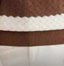 皮爾卡丹（pierre cardin）針織冰絲蝙蝠衫短袖t恤女夏季新款條紋寬松加大遮肚顯瘦洋氣上衣 2024黑色版2025 S 曬單實(shí)拍圖