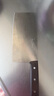 十八子作陽(yáng)光菜刀酒店鍛打桑刀廚師刀家用不銹鋼切片刀1號2號片刀 深棕色 曬單實(shí)拍圖