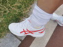 asics亞瑟士足球鞋男DS LIGHT CLUB TF碎釘寬腳人造草運動鞋輕質(zhì)球鞋 白色/紅色-103 40.5 曬單實拍圖