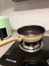 特福（Tefal）平底鍋煎蛋不粘鍋早餐煎鍋少油少煙燃?xì)庠铍姶艩t通用深煎鍋米色 曬單實拍圖
