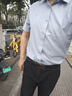 柒牌【10A抗菌2A防螨/莫代爾】短袖襯衫男士2026夏季商務(wù)休閑上衣 曬單實(shí)拍圖