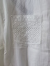 美洋（MEIYANG）佛羅夏日蕾絲衫 文藝?yán)寺領(lǐng)系帶蕾絲繡花襯衣 白色  S    曬單實拍圖