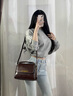 BUGATTI包包女包奢侈品牌2025新款女士單肩斜挎七夕情人節(jié)禮物送女友老婆 咖啡色 曬單實(shí)拍圖