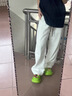 格斯嵐帝休閑褲子男2025春秋季新款痞帥男生垂感直筒闊腿褲長褲休閑褲男 黑色 XL 【120斤-150斤】 曬單實(shí)拍圖