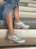 愛步（ECCO）運動鞋女 25年 BIOM C蹤跡戶外夏季透氣網面登山鞋 健步803383 冰白色/砂礫灰/玫瑰粉 39 曬單實拍圖