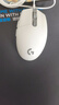 羅技（G） G102游戲鼠標(biāo)有線機(jī)械RGB輕量化小手電競(jìng)宏編程吃雞英雄聯(lián)盟 102白色二代+鼠標(biāo)墊 曬單實(shí)拍圖