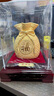 聚善緣絨沙金聚福袋擺件招財(cái)客廳玄關(guān)酒柜高檔裝飾工藝品搬新家喬遷禮物 JSY絨沙金聚福袋大號(hào) 高約28cm 曬單實(shí)拍圖