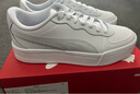 彪馬（PUMA）【小白鞋】增高厚底網(wǎng)球風(fēng)板鞋女復古休閑鞋 SKYE 374764  白-白-銀色-淺灰 01 39 曬單實(shí)拍圖