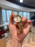 卡西歐（CASIO）情侶手表一對男表商務(wù)休閑防水非機(jī)械輕奢禮物女士時尚穿搭腕表 金色女款 鋼帶+皮帶 曬單實拍圖