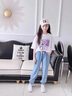 G.DUCKKIDS女童夏季短袖套裝2025新款洋氣學(xué)生夏款12中大童女裝15歲女孩夏裝 白色 170 cm 曬單實(shí)拍圖