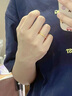 中國(guó)黃金（CHINA GOLD）黃金光面戒指男女寬面素圈情侶足金指環(huán)手飾生日520禮物送男女友 光圈戒指 約0.6g 14# 曬單實(shí)拍圖