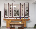牧子喜行2025鴻運(yùn)當(dāng)頭中堂畫(huà)客廳掛畫(huà)別墅裝飾畫(huà)農(nóng)村堂屋大氣靠山圖山水畫(huà) 01款-鴻運(yùn)當(dāng)頭-吉星高照 實(shí)木裱框40*80cm+20*80cm 中間三聯(lián)畫(huà) 曬單實(shí)拍圖