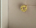 六福珠寶足金爆閃銅錢(qián)精致蜂巢黃金耳釘耳飾 計價(jià) L19G0004DS 1.62克(含工費144元) 配硅膠耳堵 曬單實(shí)拍圖