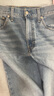 Levi's李維斯女士CINCHBAGGY休閑顯瘦高腰淺藍色寬松直筒牛仔褲 藍色 26 (31) 曬單實(shí)拍圖