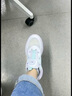 361°童鞋 女童鞋夏中大童輕盈軟彈旋鈕扣兒童休閑鞋 粉36 曬單實(shí)拍圖