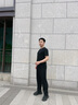 增致牛仔純棉男士t恤短袖男2025夏季情侶休閑打底衫半袖圓領(lǐng)套頭體恤男裝 曬單實(shí)拍圖