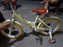 永久（FOREVER）永久兒童自行車(chē)永久自行車(chē)兒童 自行車(chē)3-6歲折疊自行車(chē)兒童單車(chē) 高配黃|一體輪+折疊+輔助輪+禮包 16寸|身高105-130cm 曬單實(shí)拍圖