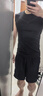 艾倫伯頓（Alen Botun）跑步背心男速干運(yùn)動(dòng)無袖T恤夏季冰絲透氣籃球田徑訓(xùn)練服健身衣服 科幻無袖背心【冰絲 修身 速干】 XL 【145-160斤】 曬單實(shí)拍圖