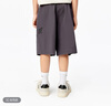 little MO&Co.little moco童裝25夏裝新款男童涂鴉印花寬松純棉休閑運動風短褲 深灰色 160 160/66 曬單實拍圖